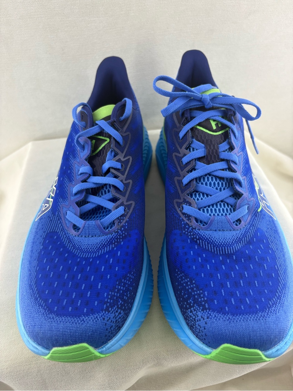 Hoka Mach 6 Blue Running Sneakers men’s size 12.5M NWOB - Picture 2 of 7